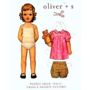  Oliver + S Puppet Show Tunic Dress & Shorts 2T 3T 4 + 5 By 