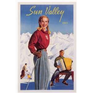  Sun Valley   Vintage Ski / Travel Poster