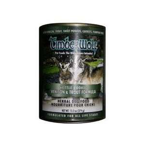 Timberwolf Venison and Trout Formula Kettle Cooked Canned Dog Food 