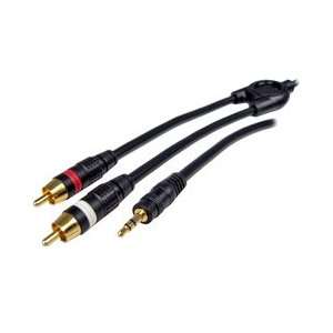  Cables Unlimited PRO A/V SERIESTM 6FT 3.5MMTO RCA STEREO 
