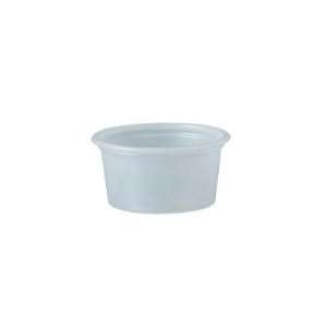  0.75 Oz Plastic Soufflé Portion Cup in Translucent 