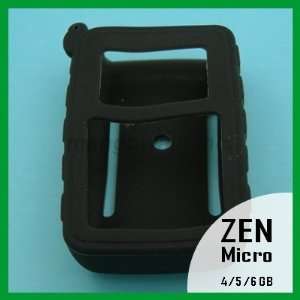   Black Silicone Skin Case For All Creative ZEN Micro 