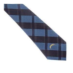  San Diego Chargers Woven Plaid Tie