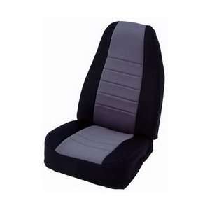 com Smittybilt 47522 Black/Charcoal Front Center Neoprene Seat Cover 