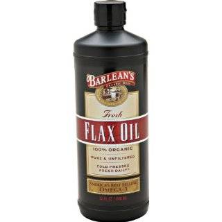 Barleans Organic Oils High Lignan Flax Oil, 32 Ounce 
