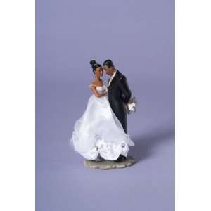  Ty Wilson African American Bride and Groom Cake Top Toys 