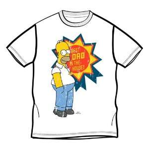        The Simpsons T Shirt Best Dad (M) Toys & Games