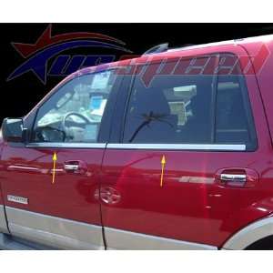  2003 2011 Ford Expedition Polished Window Sill Trim 4PC 