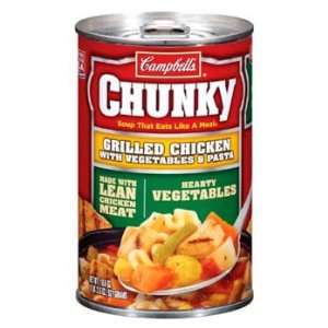 Campbells Chunky Grilled Chicken with Vegetables & Pasta Soup 18.6 oz