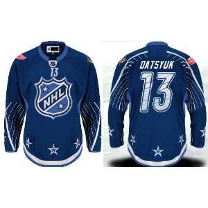  Datsyuk #13 Detroit Red Wings 2012 NHL All Star Jersey Blue Hockey 