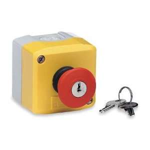   XALK184H7 Control Station,Red,Key Release,NC