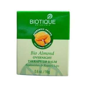    Biotique Bio Almond Overnight Therapy Lip Balm 16 g Beauty