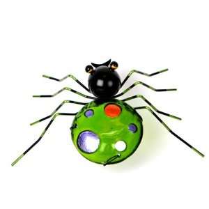  Green Tree Collection Spider, Glass/metal 96036