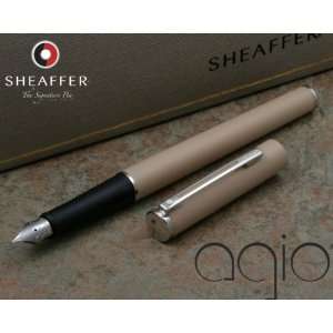  Sheaffer Agio Fashion Subtle Brown Medium Point Fountain Pen 