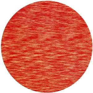  Orange Fusion Hand Tufted 8 X 8 Round Rug with Free 