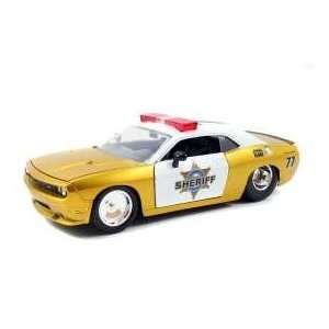  Jada 1/24 2008 Dodge Challenger SRT8 Sheriff Toys & Games