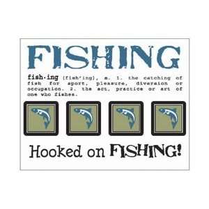  It With Stickers Mini Fishing; 6 Items/Order Arts, Crafts & Sewing