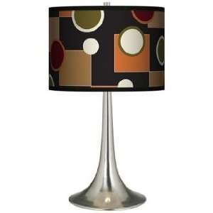  Retro Medley Giclee Trumpet Table Lamp