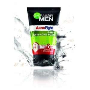  Garnier MEN Acnofight 6 in 1 Anti acne Facial Foam  100ml 