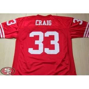   Throwback Red Jerseys Authentic Football Jersey