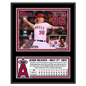 Los Angeles Angels of Anaheim Jered Weaver Sublimated 12x15 No 