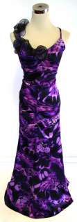 NWT ROBERTA $100 Purple Juniors Formal Evening Gown 3  