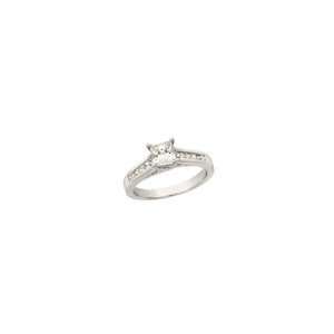 ZALES Princess Cut Diamond Engagement Ring in 14K White Gold 1 CT. T.W 