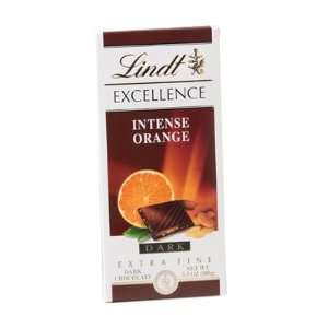 LINDT Dark Intense Orange Excellence Bar 12 Count  