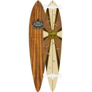  Arbor Pin Koa Skateboard Deck   46 L x 9.5 W x 32.25 WB 