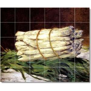 Edouard Manet Fruit Vegetables Ceramic Tile Mural 25  30x36 using (30 