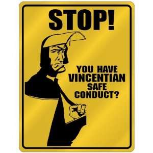 New  Stop   You Have Vincentian Safe Conduct  Saint Vincent And 