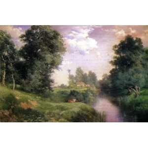 FRAMED oil paintings   Thomas Moran   24 x 16 inches   A Long Island 