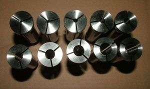 NEW 10 PC 5V C TYPE COLLET SET FOR VAN NORMAN MILLING MILL MACHINE 