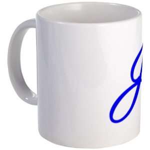  Initial J Blue Mug by 