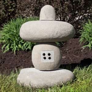  Kyoto Japanese Style Stone Lantern   Set of Two 