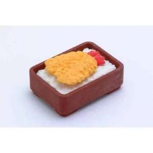  Shrimp Tempura & Rice Bowl Japanese Food Erasers. 2 Pack 
