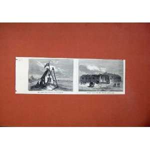   Cable Calais 1873 Movable School Loverpool Print