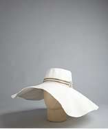 Chloe ivory straw oversize sun hat style# 319928501