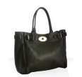 mulberry black buffalo leather bayswater tote