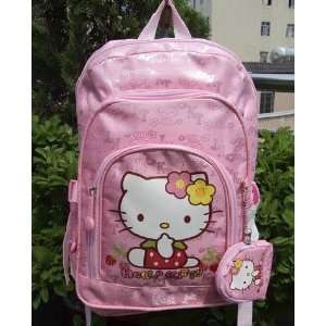 Hello Kitty Toddler School Bag Backpack Case for Elementary Student 