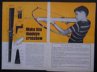 Easy to build Child size Target Crossbow PLANS *Deadeye  