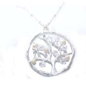 Beautiful NEU Love Mother Earth Tree of Life Charm Necklace with Fresh 