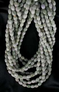 Exquisite 6x8mm SOUTH CHINA JADE EGG Beads~  