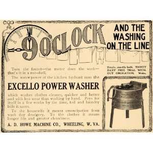   Co Excello Power Washer Device   Original Print Ad