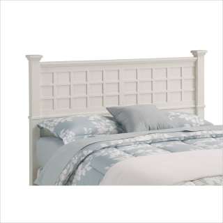 Home Styles Arts & Crafts Headboard & Night Stand White Finish Bedroom 