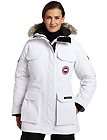 Canada Goose Womens Expedition Parka,White, Medium, NEW WITH TAGS