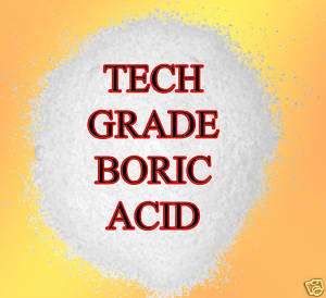 25 lb Tech Grade Granular Boric Acid 100% Pure  