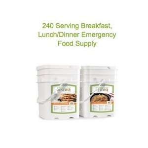 240 Serving Breakfast, Lunch/Dinner Emergency Food Supply Emergency 