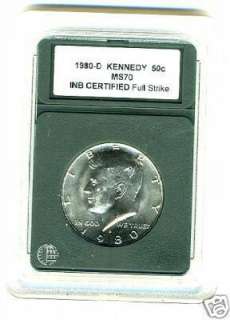 1980 D Kennedy Half Dollar Coin  