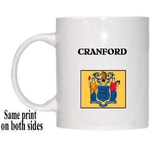    US State Flag   CRANFORD, New Jersey (NJ) Mug 